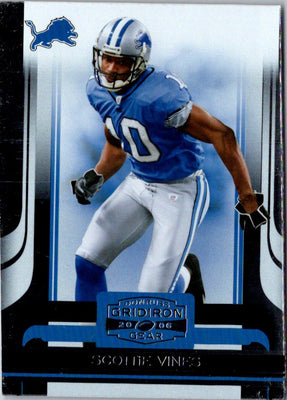 2006 Donruss Gridiron Gear Scottie Vines #40