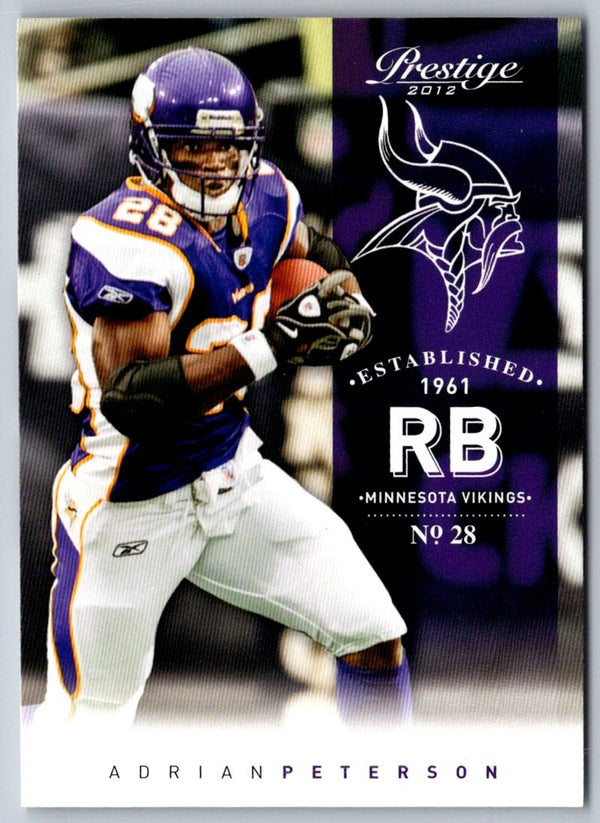 2012 Panini Prestige Adrian Peterson #103