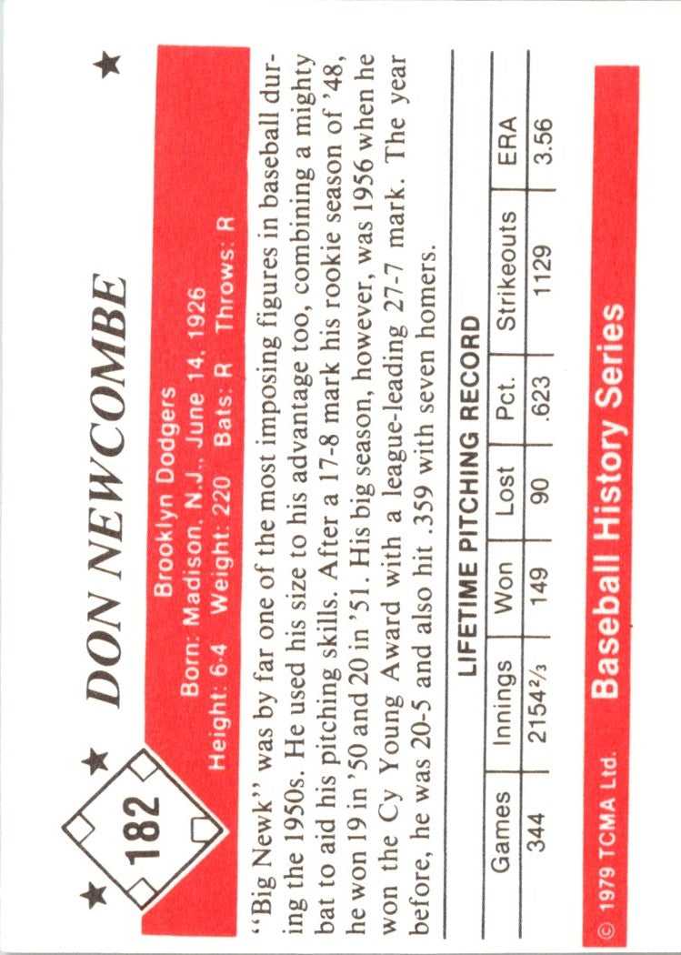 1979 TCMA 50's Don Newcombe