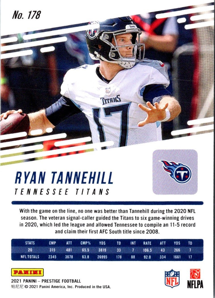 2021 Panini Prestige Ryan Tannehill