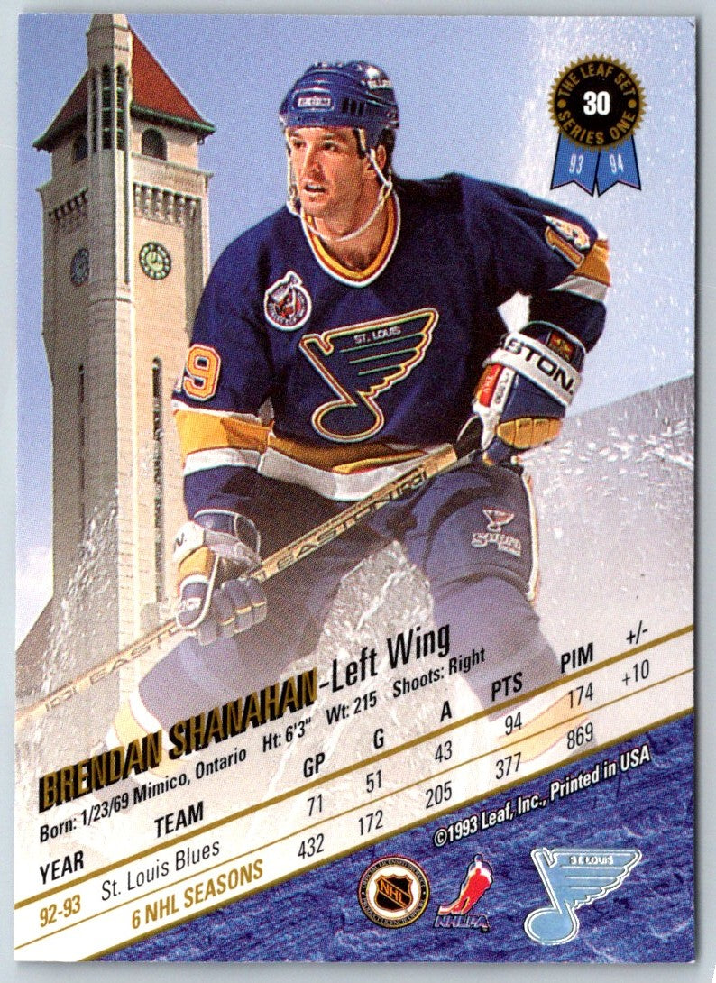 1993 Leaf Brendan Shanahan