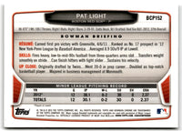 2013 Bowman Chrome Prospects Blue Wave Refractors Pat Light #BCP152
