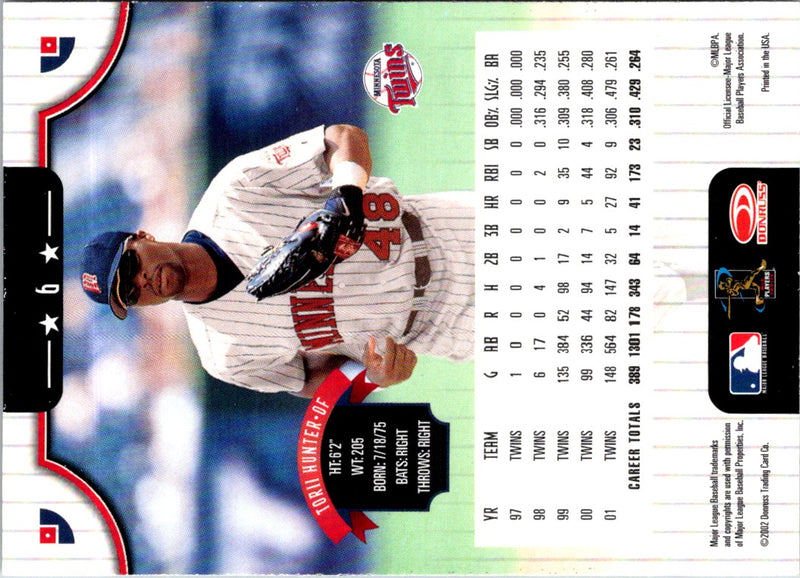 2002 Donruss Torii Hunter
