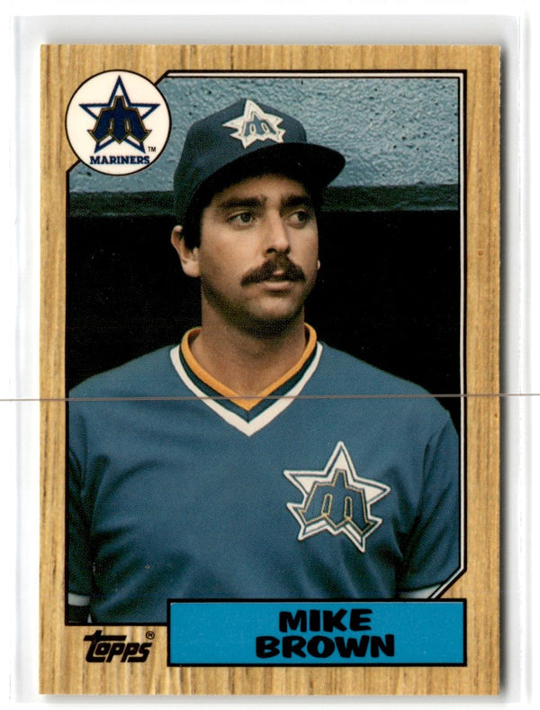 1987 Topps Tiffany Mike Brown #271