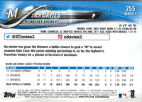 2018 Topps Zach Davies #255