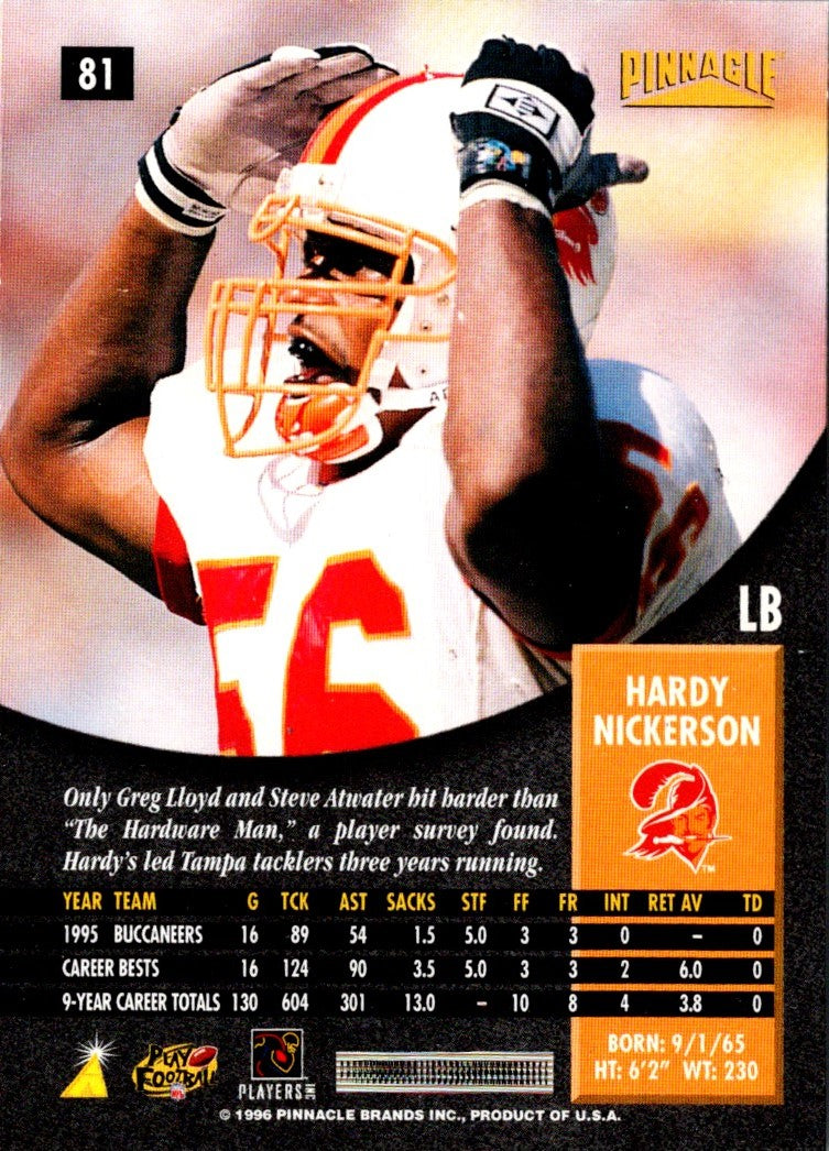 1996 Pinnacle Hardy Nickerson
