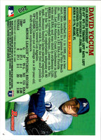 1996 Bowman David Yocum #269 Rookie