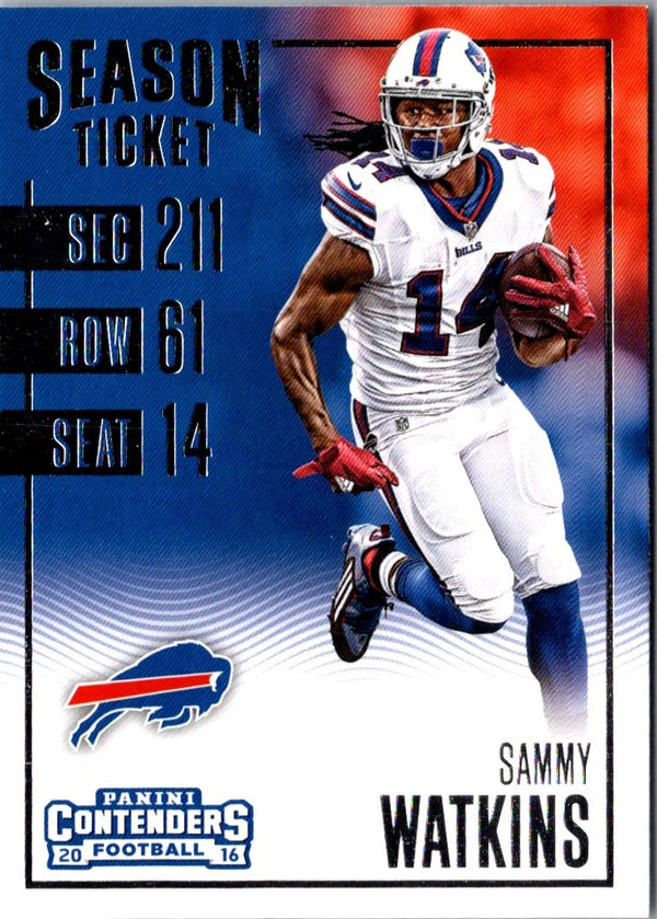 2016 Panini Contenders Sammy Watkins #54