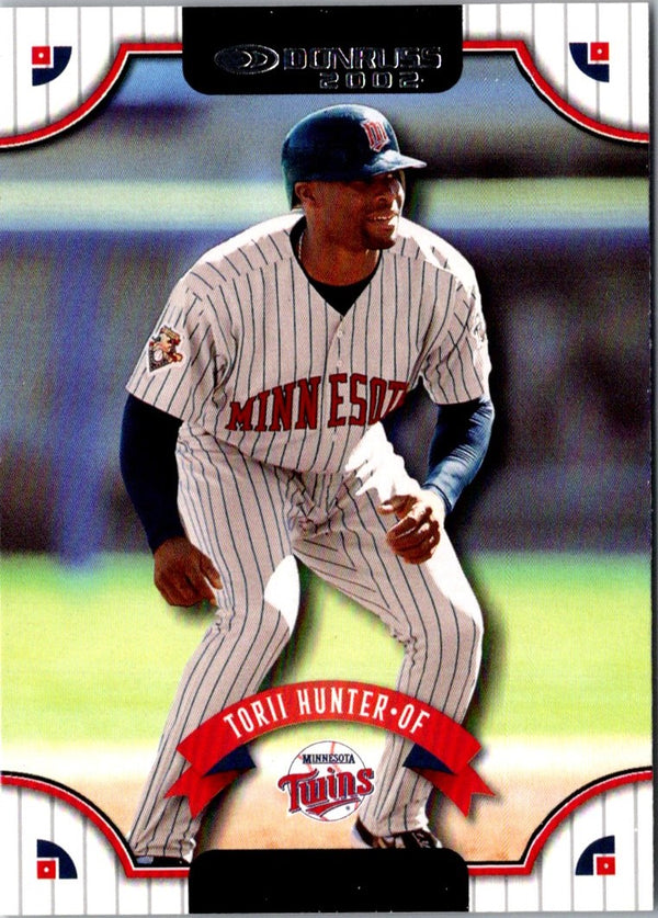 2002 Donruss Torii Hunter #6