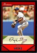 2007 Bowman Rickie Weeks