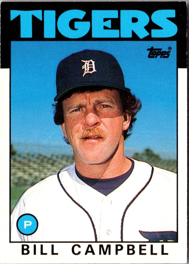 1986 Topps Traded Bill Campbell