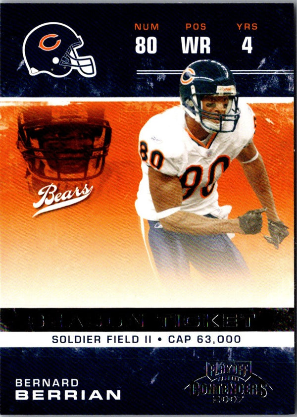 2007 Playoff Contenders Bernard Berrian #18