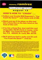 1995 Collector's Choice You Crash the Game Manny Ramirez #CG16B