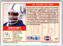 1989 NFL Proset Sam Clancy