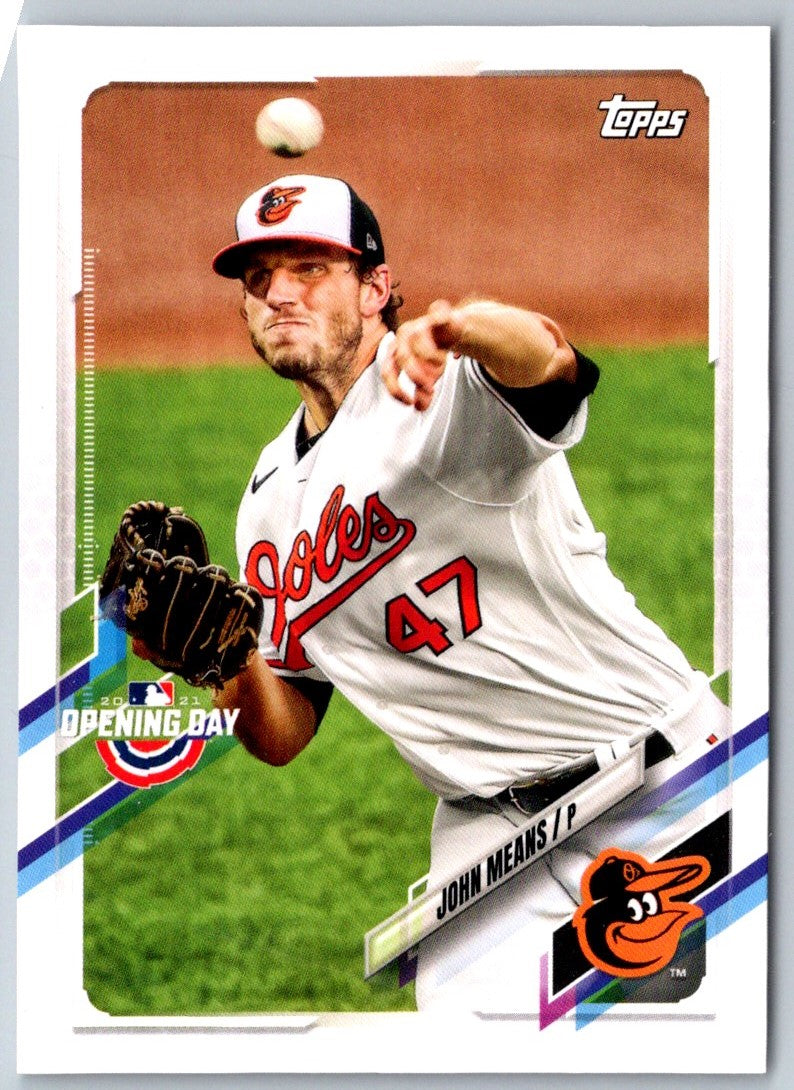 2021 Topps Opening Day John Means