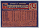 1984 Topps Darrell Porter