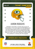 2020 Panini Immaculate Collegiate Green Aaron Rodgers #2