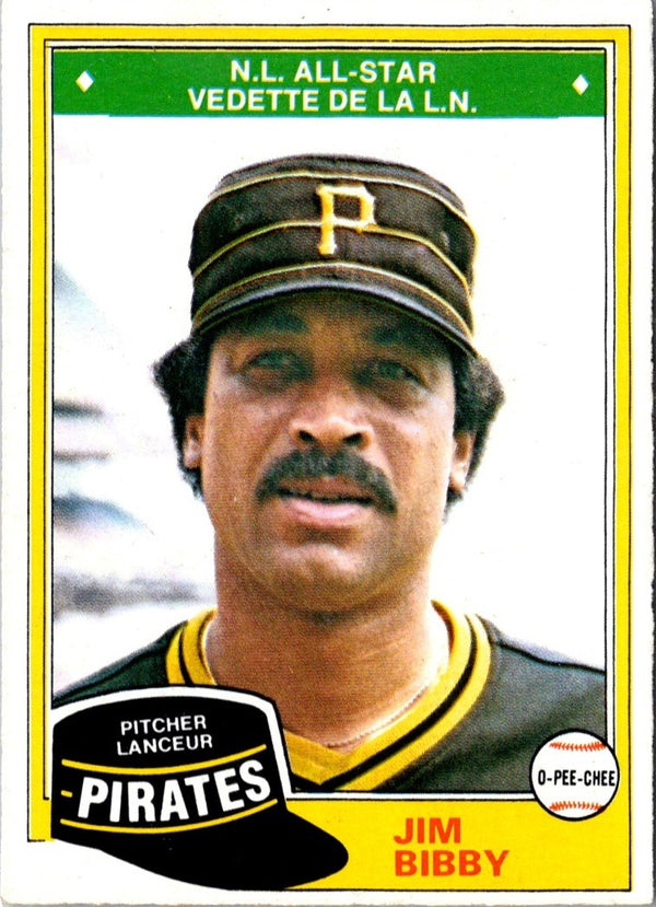 1981 O-Pee-Chee Jim Bibby #93