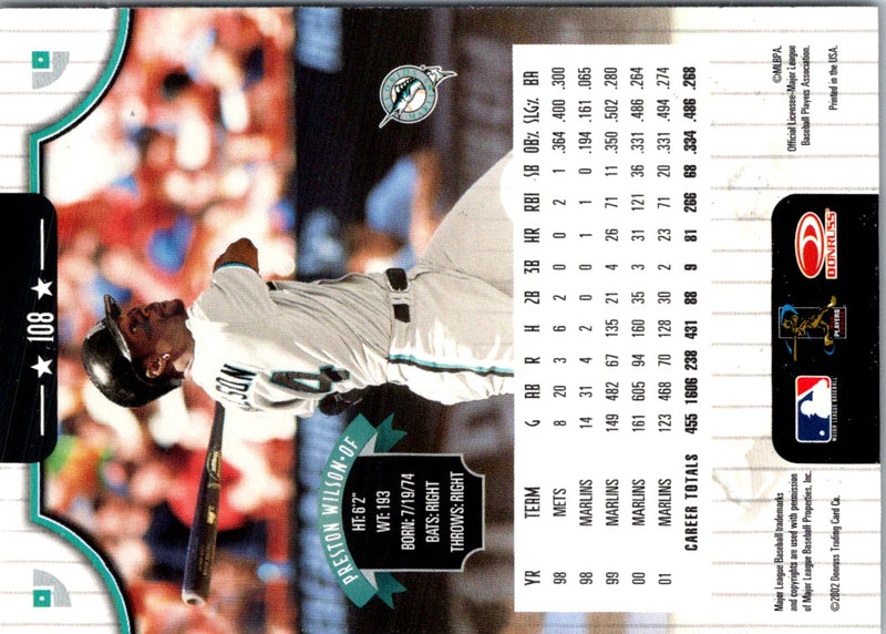 2002 Donruss Preston Wilson