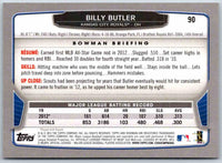 2014 Bowman Billy Butler #90