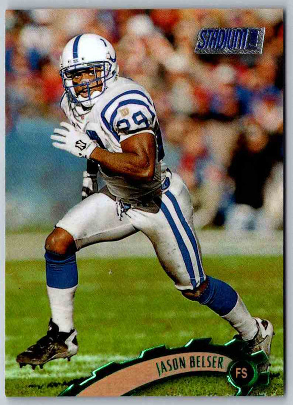 1997 Topps Stadium Club Football Jason Belser #135