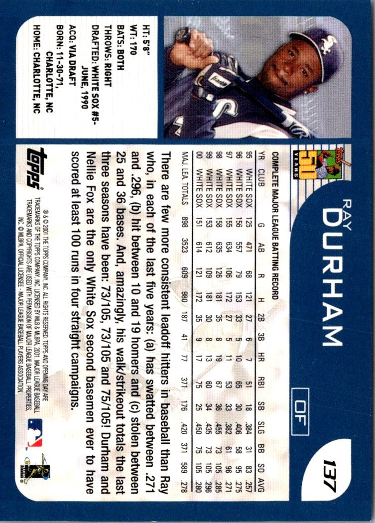 2001 Topps Opening Day Ray Durham