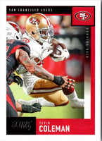 2020 Score Tevin Coleman #313