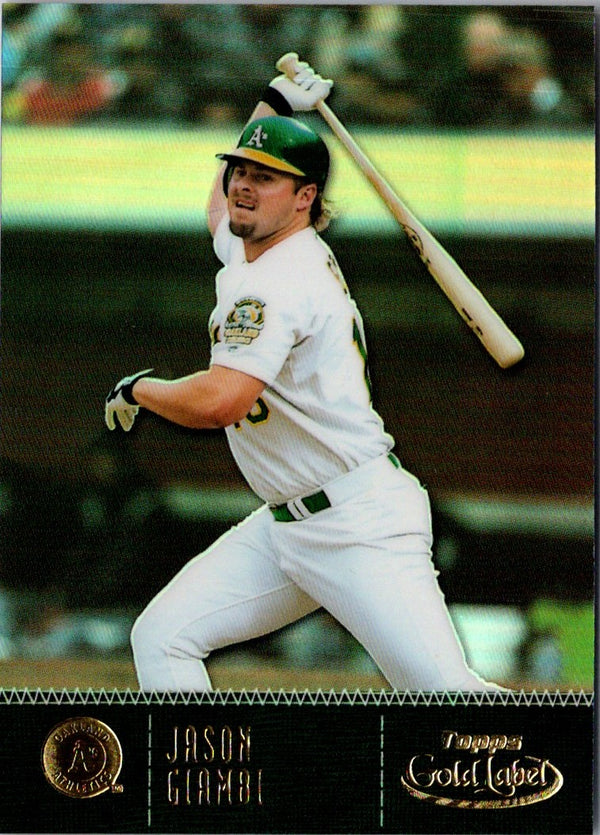 2001 Topps Gold Label Jason Giambi #43