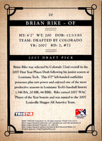 2007 Tristar Prospects Plus Brian Rike #20