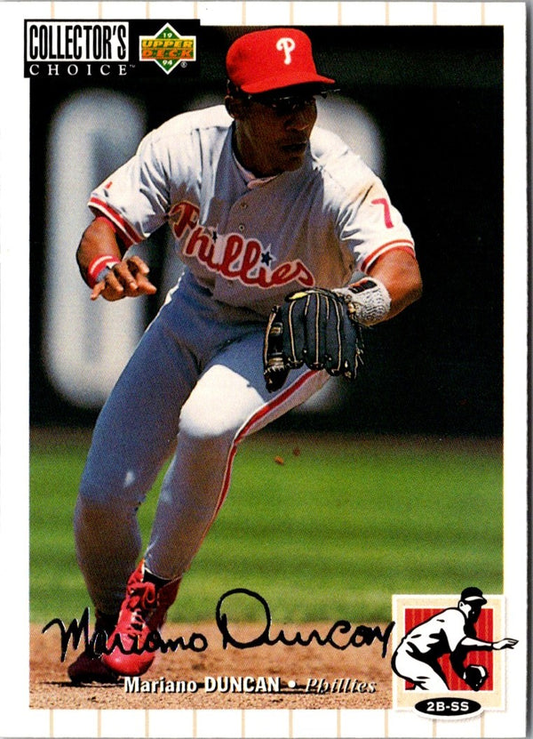 1994 Collector's Choice Mariano Duncan #429