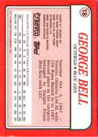 1988 Topps Revco League Leaders George Bell #18