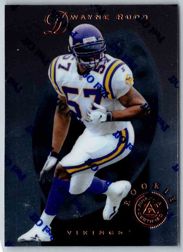 1997 Pinnacle Certified NFL Dwayne Rudd #146