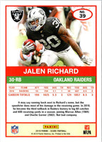 2019 Score Jalen Richard #39