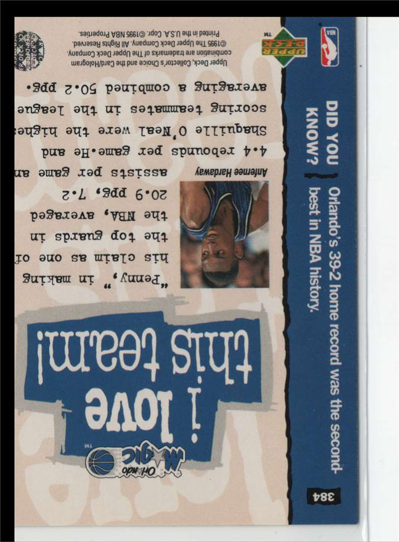1995 Collector's Choice German II Anfernee Hardaway