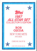 1987 Topps Glossy Send-Ins Bob Ojeda