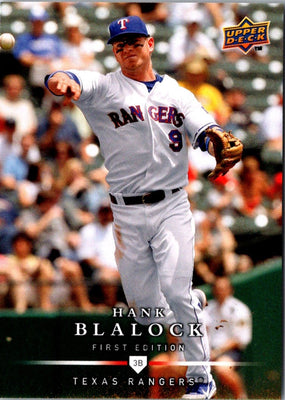 2008 Upper Deck First Edition Hank Blalock #179