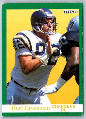 1991 Fleer Ultra Burt Grossman #175