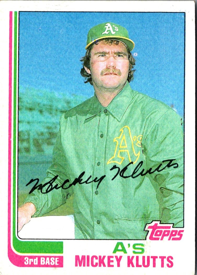 1982 Topps Mickey Klutts