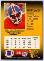 1995 Score Simon Fletcher #24