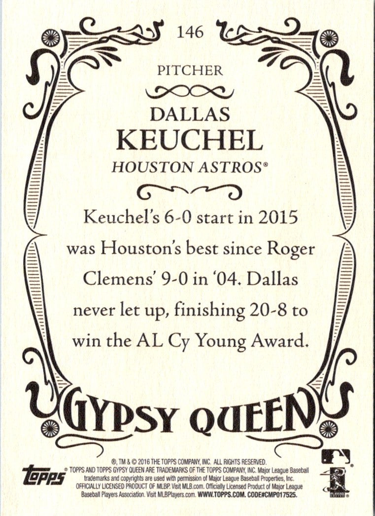 2016 Topps Gypsy Queen Dallas Keuchel