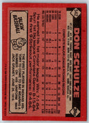 1986 Topps Don Schulze