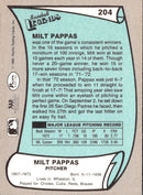 1989 Pacific Legends II Milt Pappas