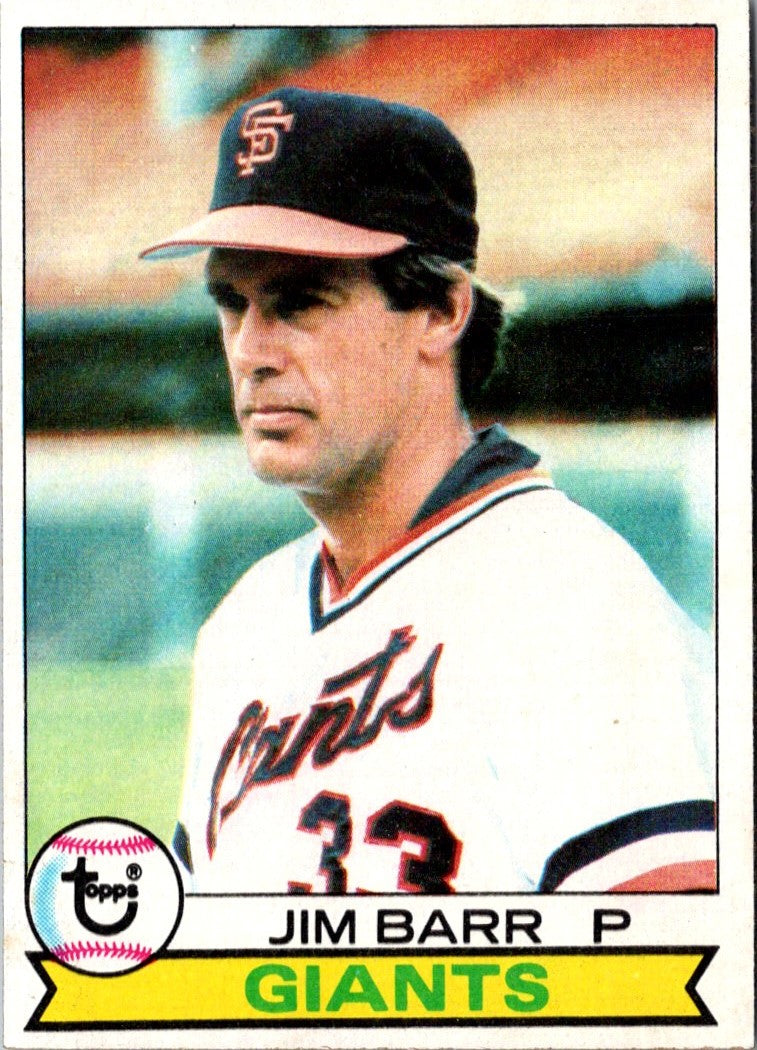 1979 Topps Jim Barr