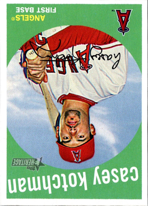 2008 Topps Heritage Casey Kotchman #320