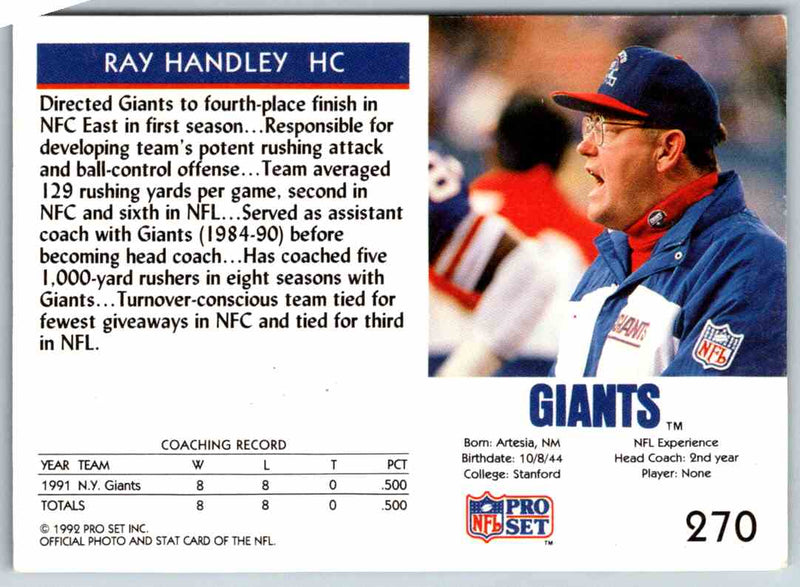 1992 Proset Ray Handley