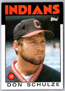 1986 Topps Don Schulze