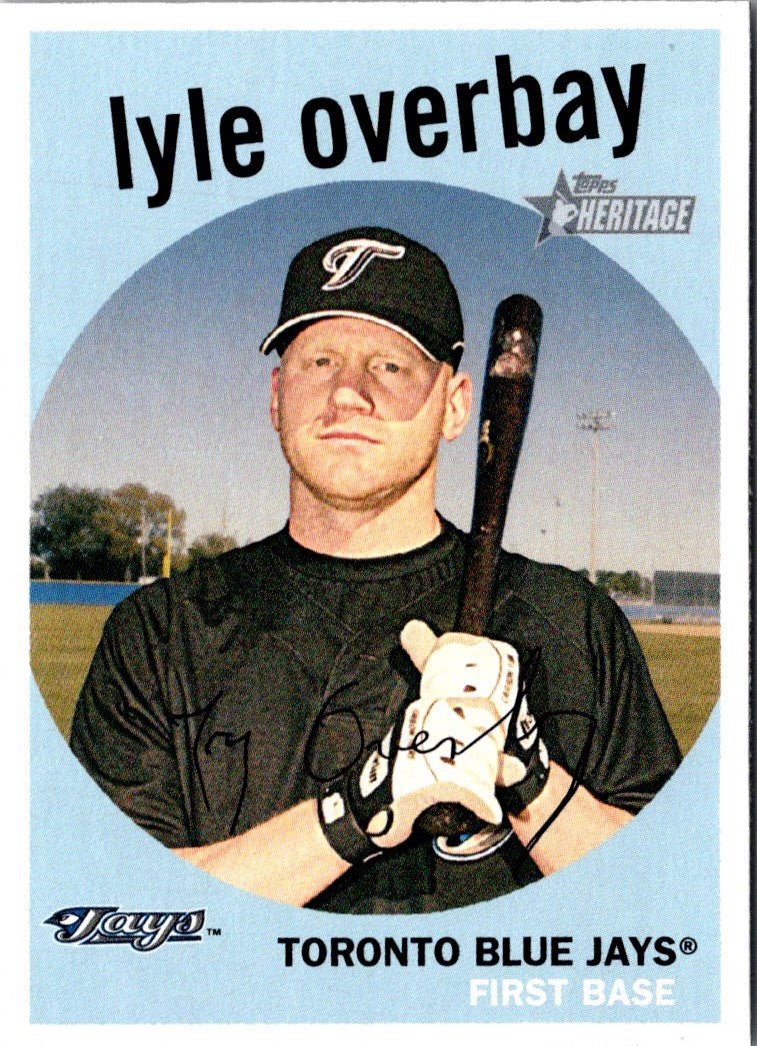 2008 Topps Heritage Lyle Overbay