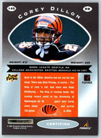 1997 Pinnacle Certified NFL Corey Dillon #145