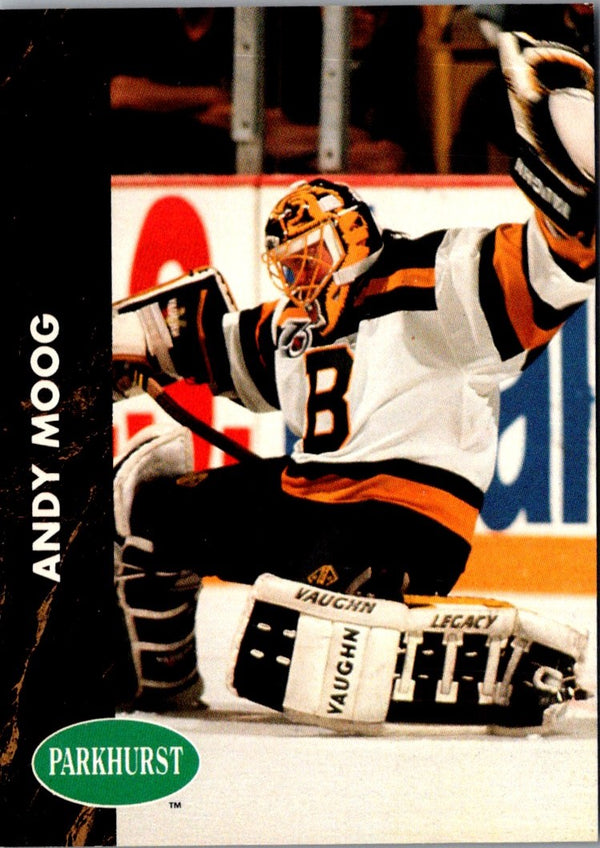 1991 Parkhurst Andy Moog #8