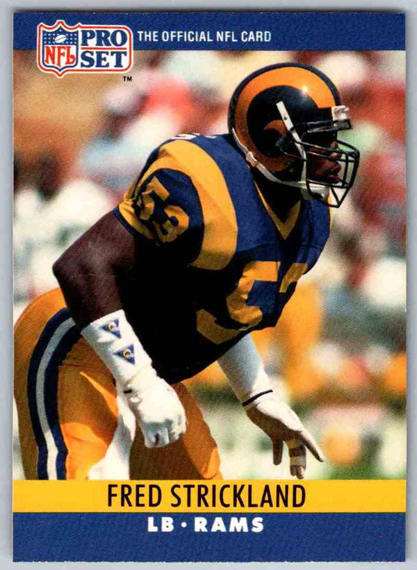 1990 Pro Set Fred Strickland #174 Rookie